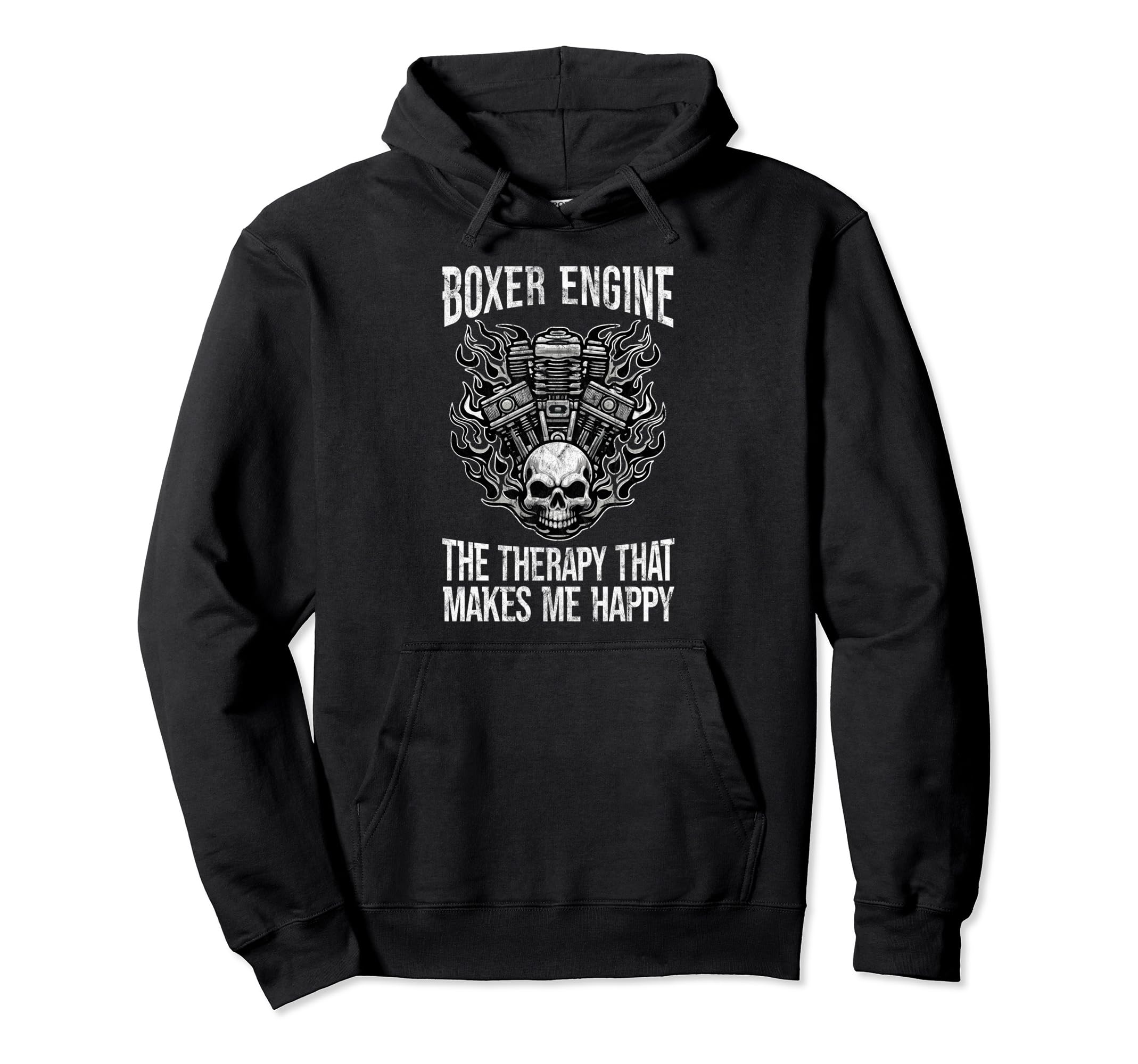 Boxer Engine Motorcycle Driver Series Hoodie - Novelty Apparel for Adults - T-Shirt, Sweatshirt, Hoodie