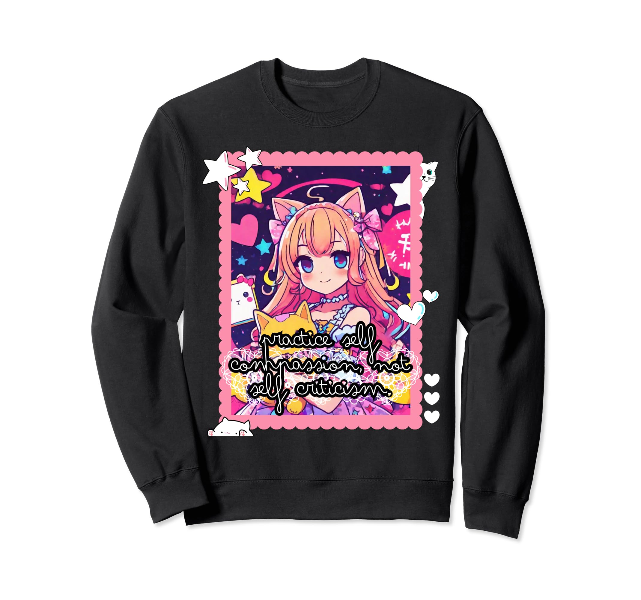 Kawaii Darkness Radiant Soul Mental Sweatshirt - Streetwear Style Unisex - T-Shirt, Sweatshirt, Hoodie