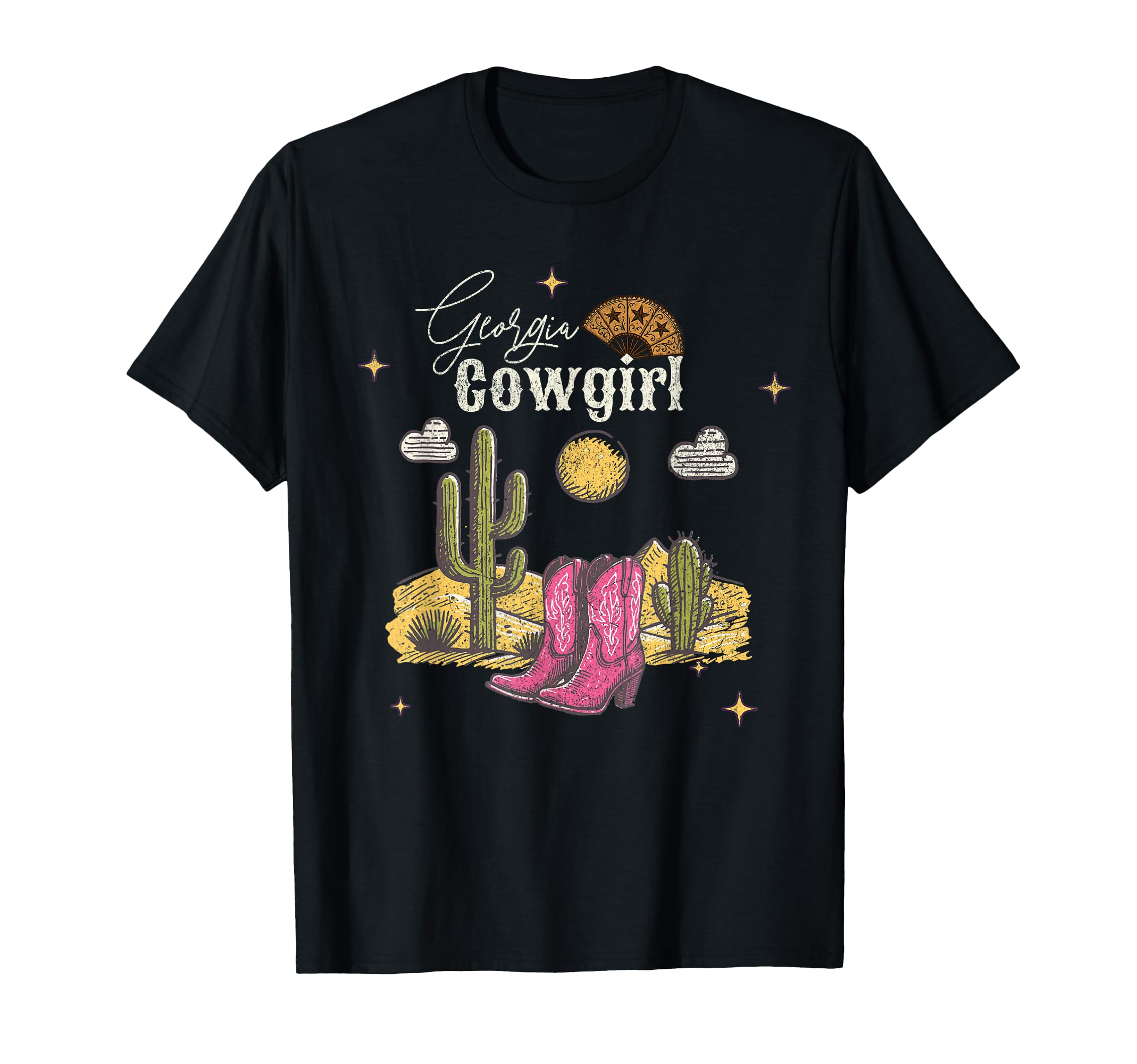 Georgia Ga Cowgirl Cowboy Fan Boots T-Shirt - Aesthetic Graphic Unisex - T-Shirt, Sweatshirt, Hoodie
