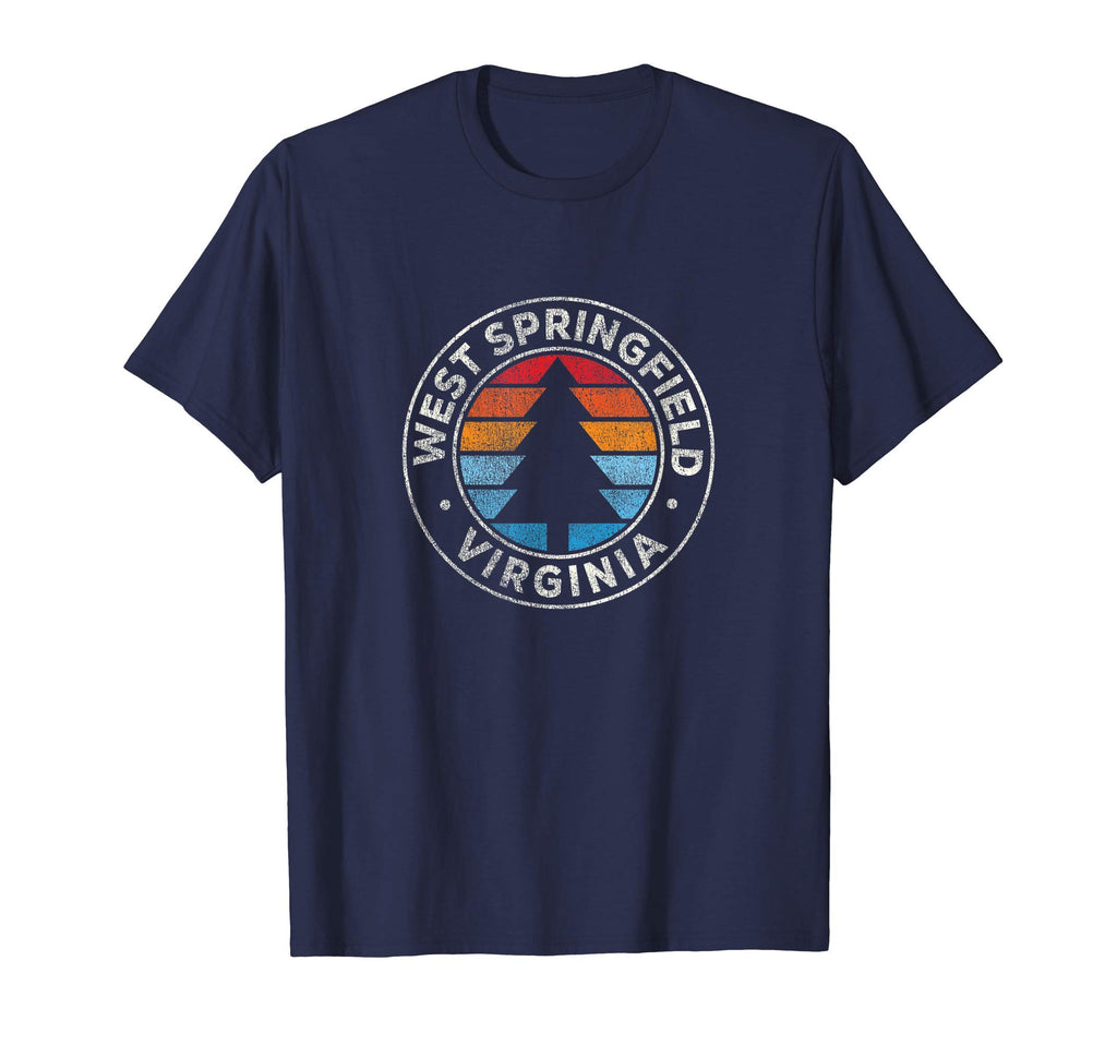 West Springfield Virginia Va 70S T-Shirt - Custom Art Print Men Women - T-Shirt, Sweatshirt, Hoodie