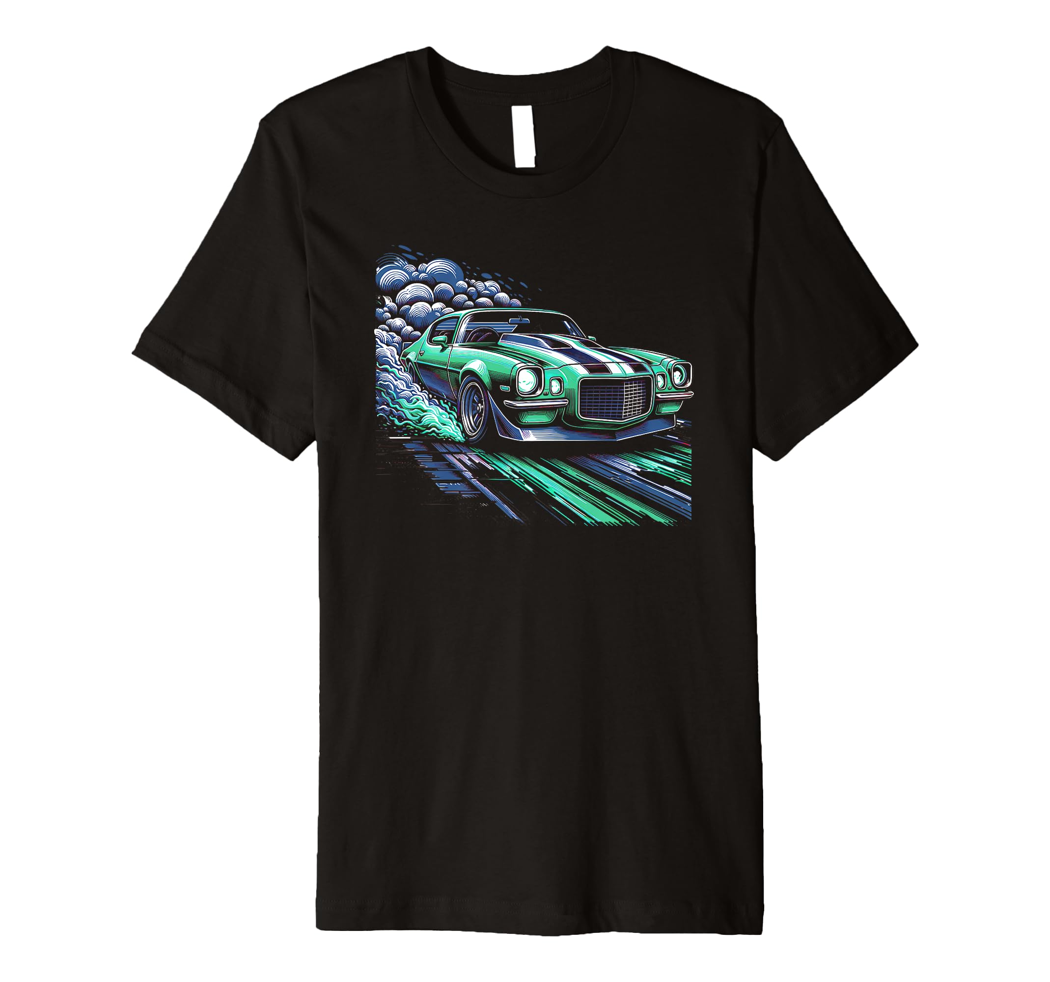 American Muscle Car 60S 70S Car Lover T-Shirt - Unique Graphic for Adults - T-Shirt, Sweatshirt, Hoodie