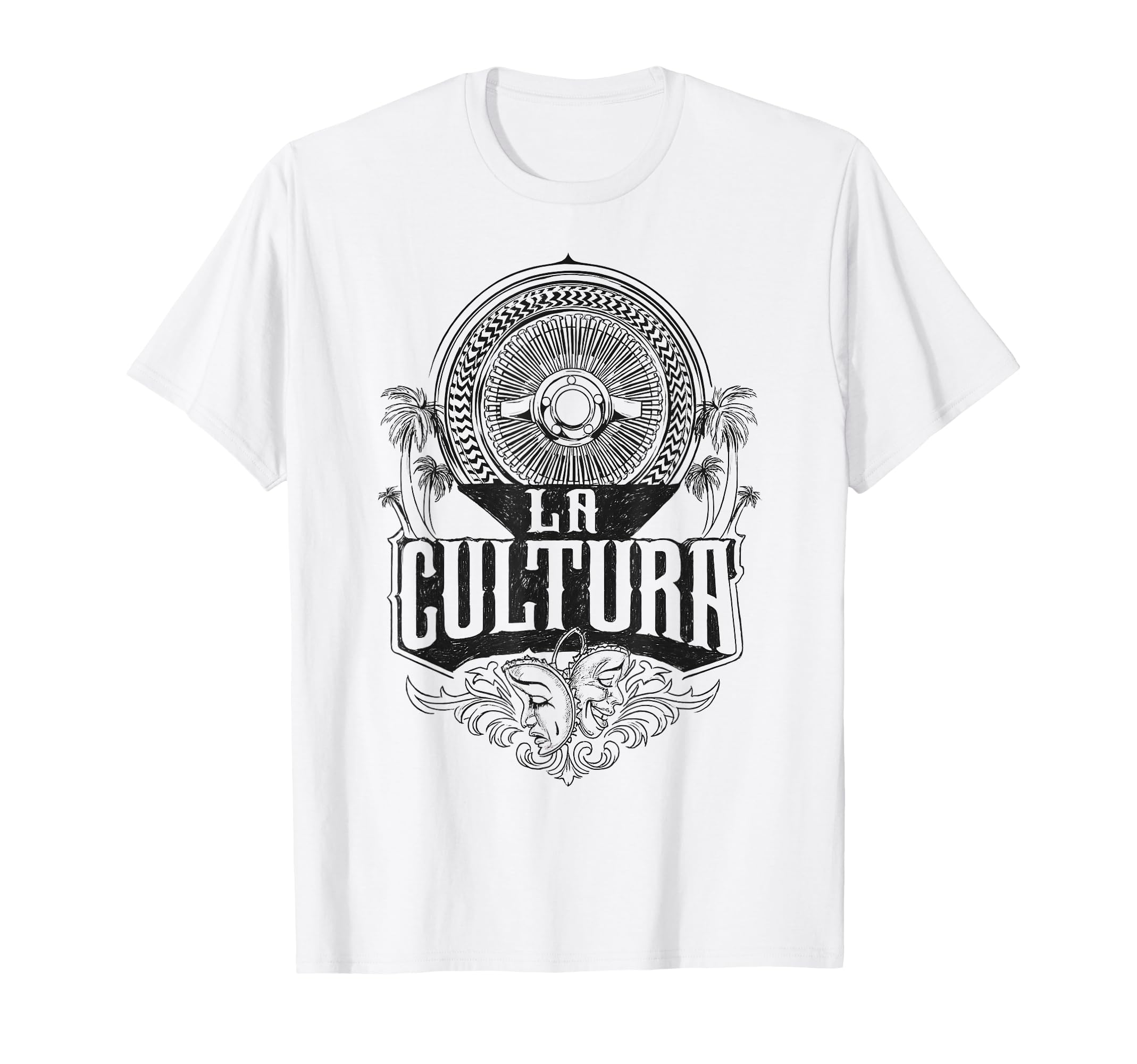 Chicano Mexican Culture Lowriders La T-Shirt - Graphic Print Men Women - T-Shirt, Sweatshirt, Hoodie