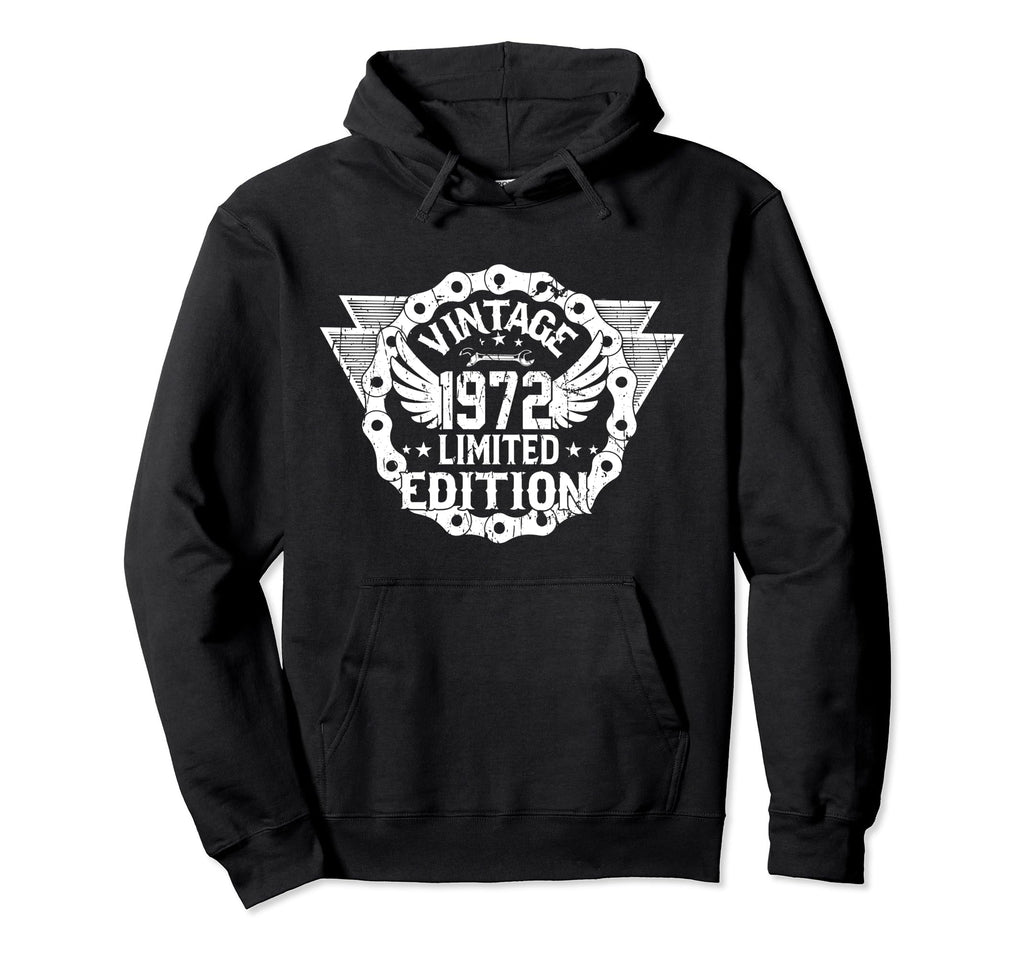 1972 Motorcycle Hoodie - Novelty Apparel Men Women - T-Shirt, Sweatshirt, Hoodie