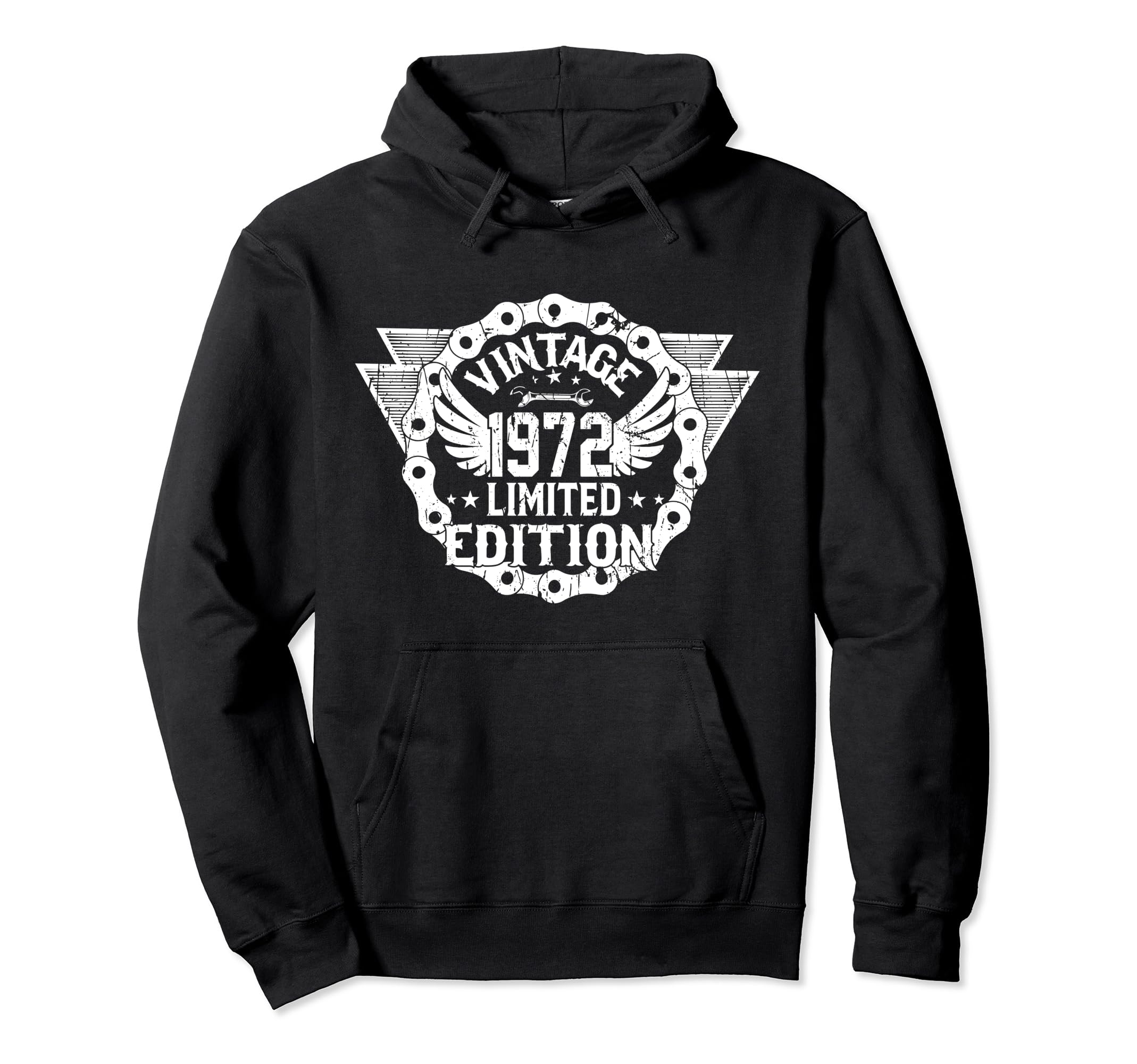 1972 Motorcycle Hoodie - Novelty Apparel Men Women - T-Shirt, Sweatshirt, Hoodie