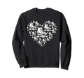 Roller Skating Heart Roller Skates Sweatshirt - Trendy Graphic for Adults - T-Shirt, Sweatshirt, Hoodie