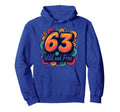 Wild And Free 63 Birthday Gift Hoodie - Streetwear Style Men Women - T-Shirt, Sweatshirt, Hoodie