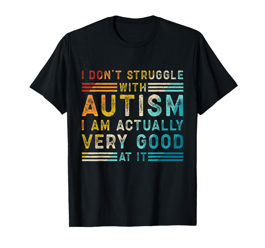 Funny Autism Neurodivergent Pride T-Shirt - Minimalist Print Men Women - T-Shirt, Sweatshirt, Hoodie