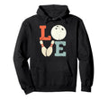 Bowling Ball Pins Love Funny Bowler Hoodie - Fun Novelty Design Unisex - T-Shirt, Sweatshirt, Hoodie