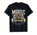 American Muscle Car Racing Flag T-Shirt - Fun Novelty Design Unisex - T-Shirt, Sweatshirt, Hoodie