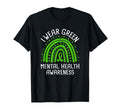 I Wear Green Mental Health Awareness T-Shirt - Trendy Graphic Men Women - T-Shirt, Sweatshirt, Hoodie