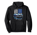 Patriotic Usa Flag 1969 69 Nova Ss Muscle Car Hoodie - Graphic Print Unisex - T-Shirt, Sweatshirt, Hoodie