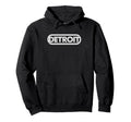 Detroit Typography Hoodie - Fun Novelty Design Unisex - T-Shirt, Sweatshirt, Hoodie