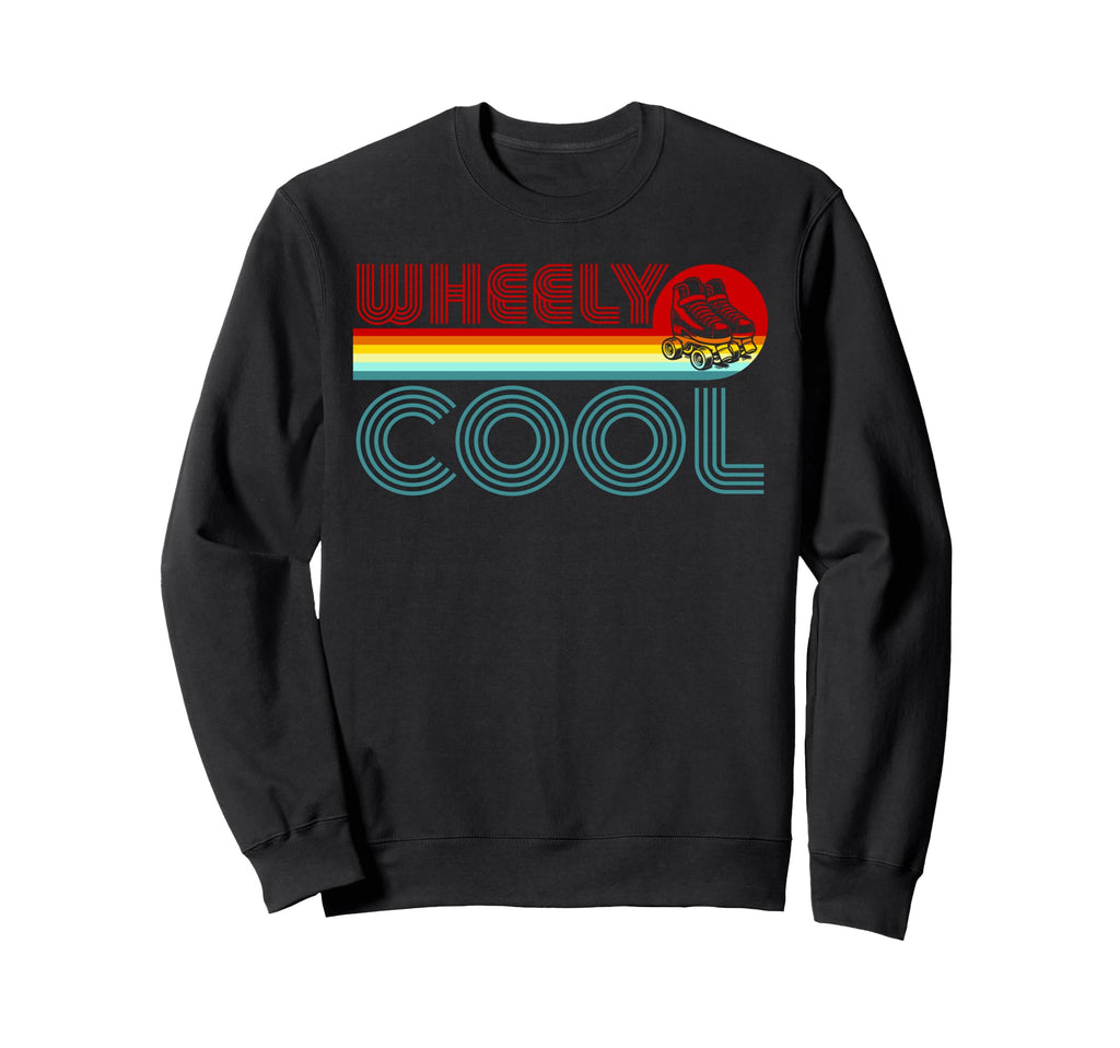Roller Skating Skate 1970S Wheely Sweatshirt - Custom Art Print for Adults - T-Shirt, Sweatshirt, Hoodie
