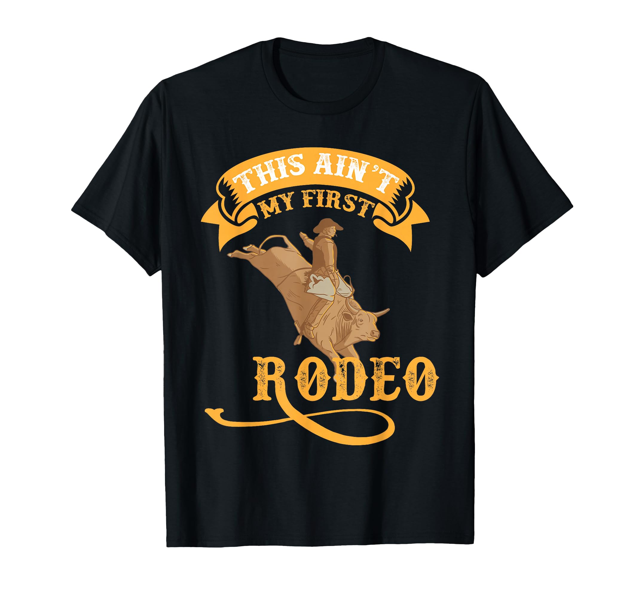 Bull Riding Rodeo Cowboy Western T-Shirt - Custom Art Print Unisex - T-Shirt, Sweatshirt, Hoodie