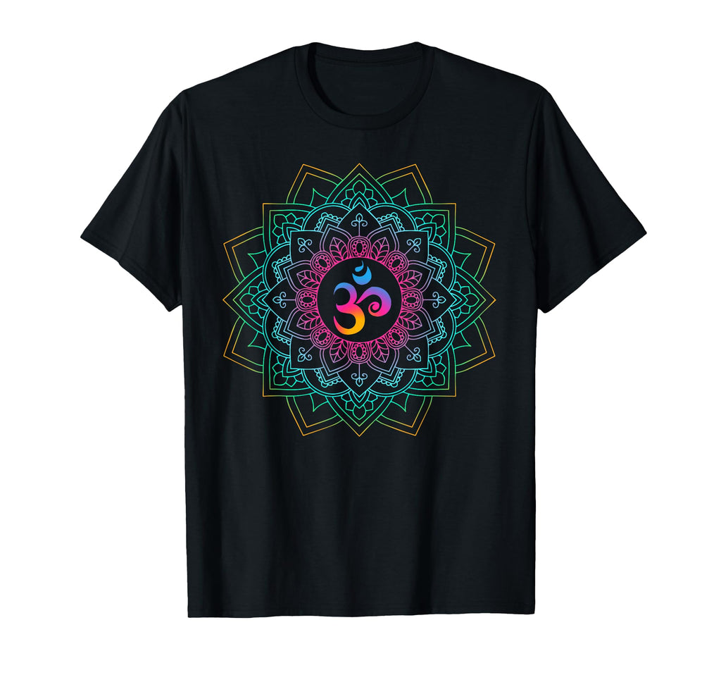 Om Meditations Mandalas Yoga Small T-Shirt - Graphic Print Unisex - T-Shirt, Sweatshirt, Hoodie