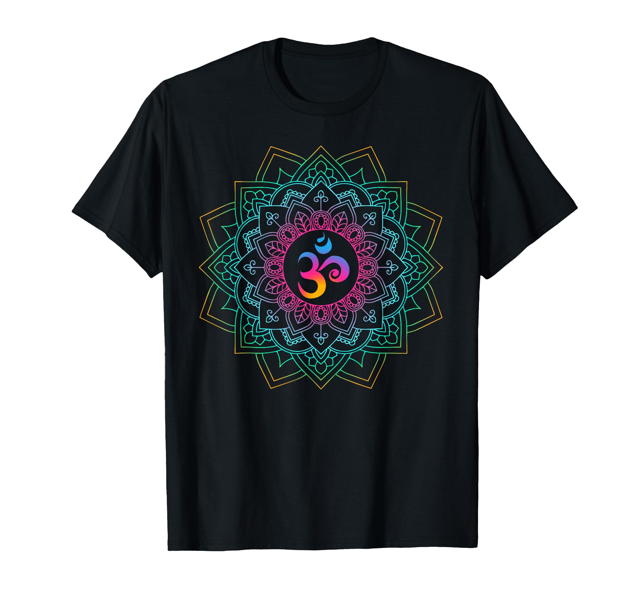 Om Meditations Mandalas Yoga Small T-Shirt - Graphic Print Unisex - T-Shirt, Sweatshirt, Hoodie