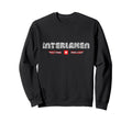 Interlaken Switzerland 70S 80S Type Sweatshirt - Minimalist Print Unisex - T-Shirt, Sweatshirt, Hoodie