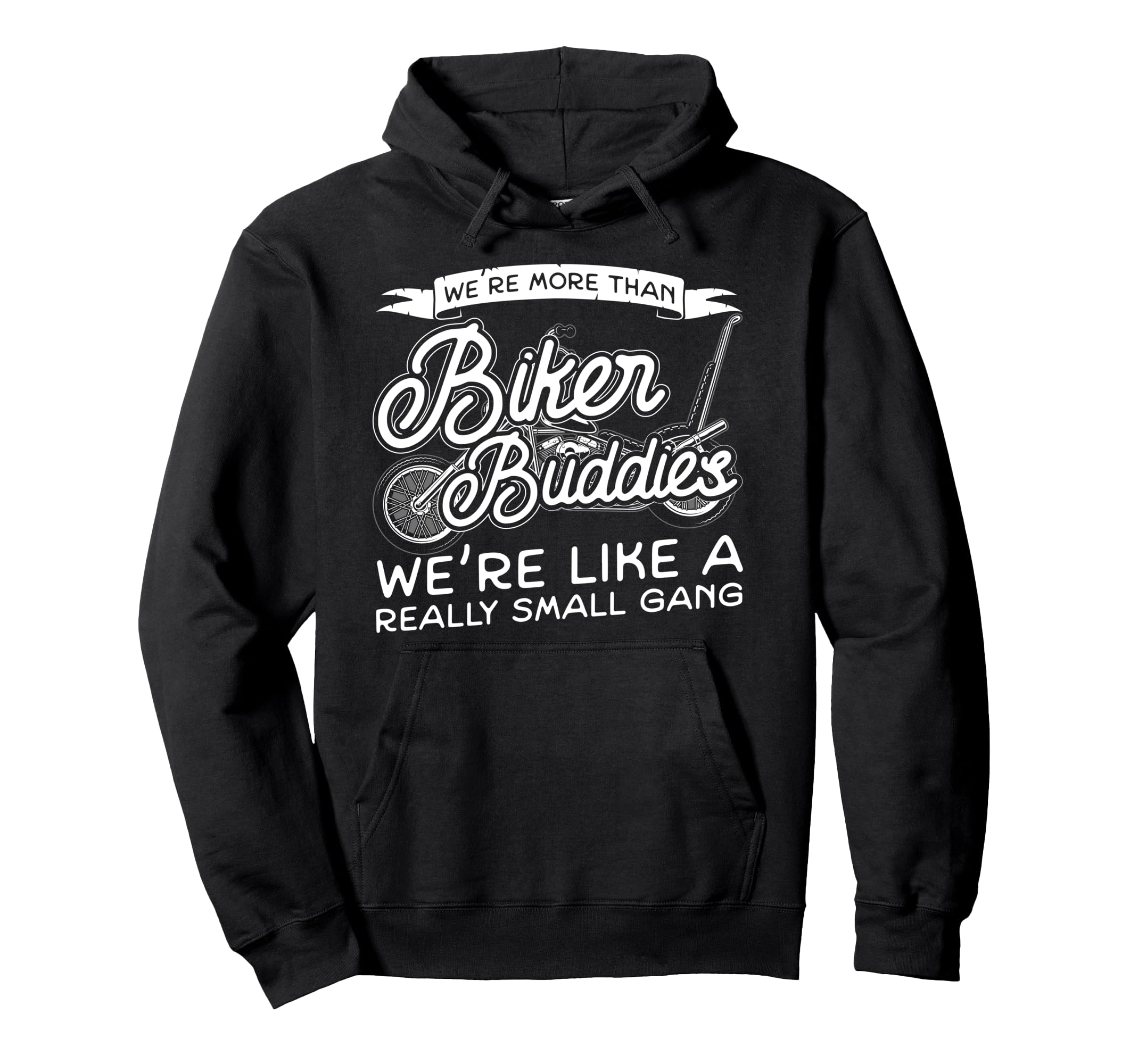 Motorcycle Biker Friends Besties Buddies Hoodie - Graphic Print Men Women - T-Shirt, Sweatshirt, Hoodie