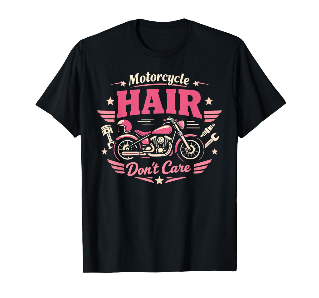 Motorcycle Biker Female T-Shirt - Casual Everyday Wear Unisex - T-Shirt, Sweatshirt, Hoodie