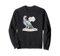 My African Grey Is My Therapy Mental Sweatshirt - Unique Graphic Unisex - T-Shirt, Sweatshirt, Hoodie