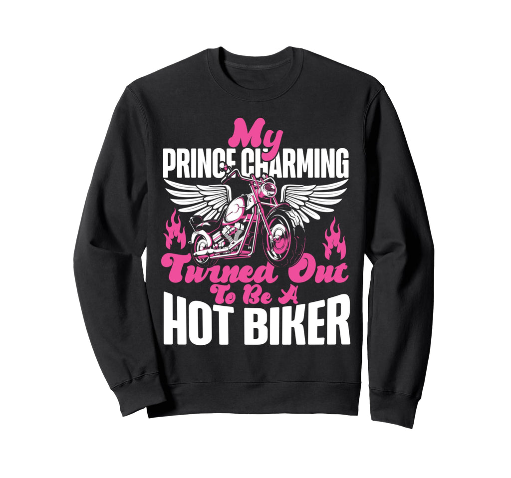 Motorcycle Biker Girlfriend My Sweatshirt - Novelty Apparel Men Women - T-Shirt, Sweatshirt, Hoodie
