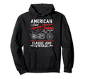 Old Biker American Motorcycle Indian Hoodie - Custom Art Print Unisex - T-Shirt, Sweatshirt, Hoodie