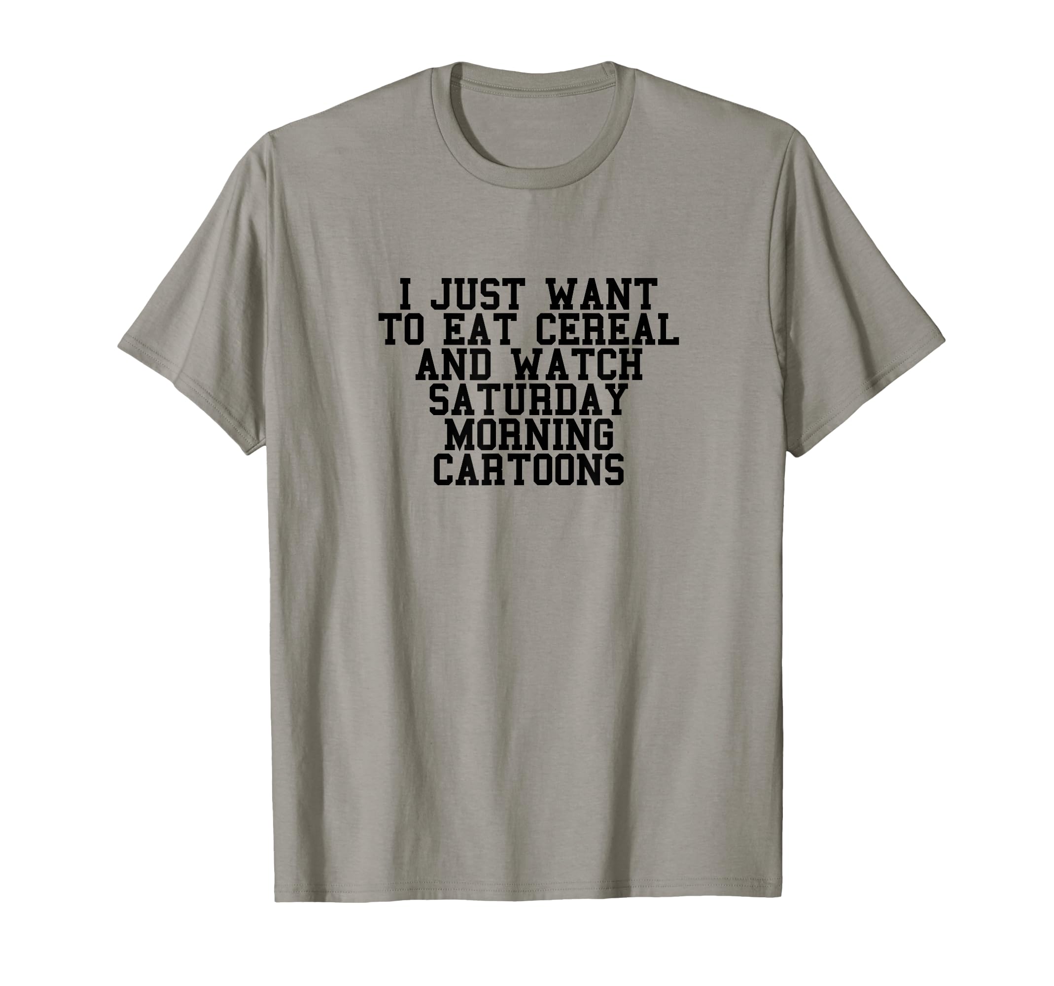 Cereal And Saturday Morning Cartoons T-Shirt - Custom Art Print Unisex - T-Shirt, Sweatshirt, Hoodie
