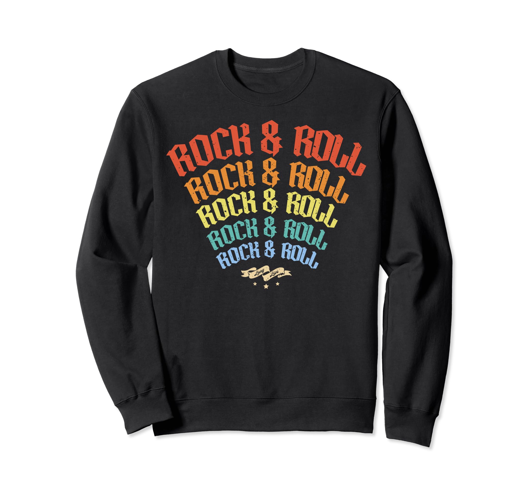 Typography Music 80S 90S Rock Sweatshirt - Aesthetic Graphic for Adults - T-Shirt, Sweatshirt, Hoodie