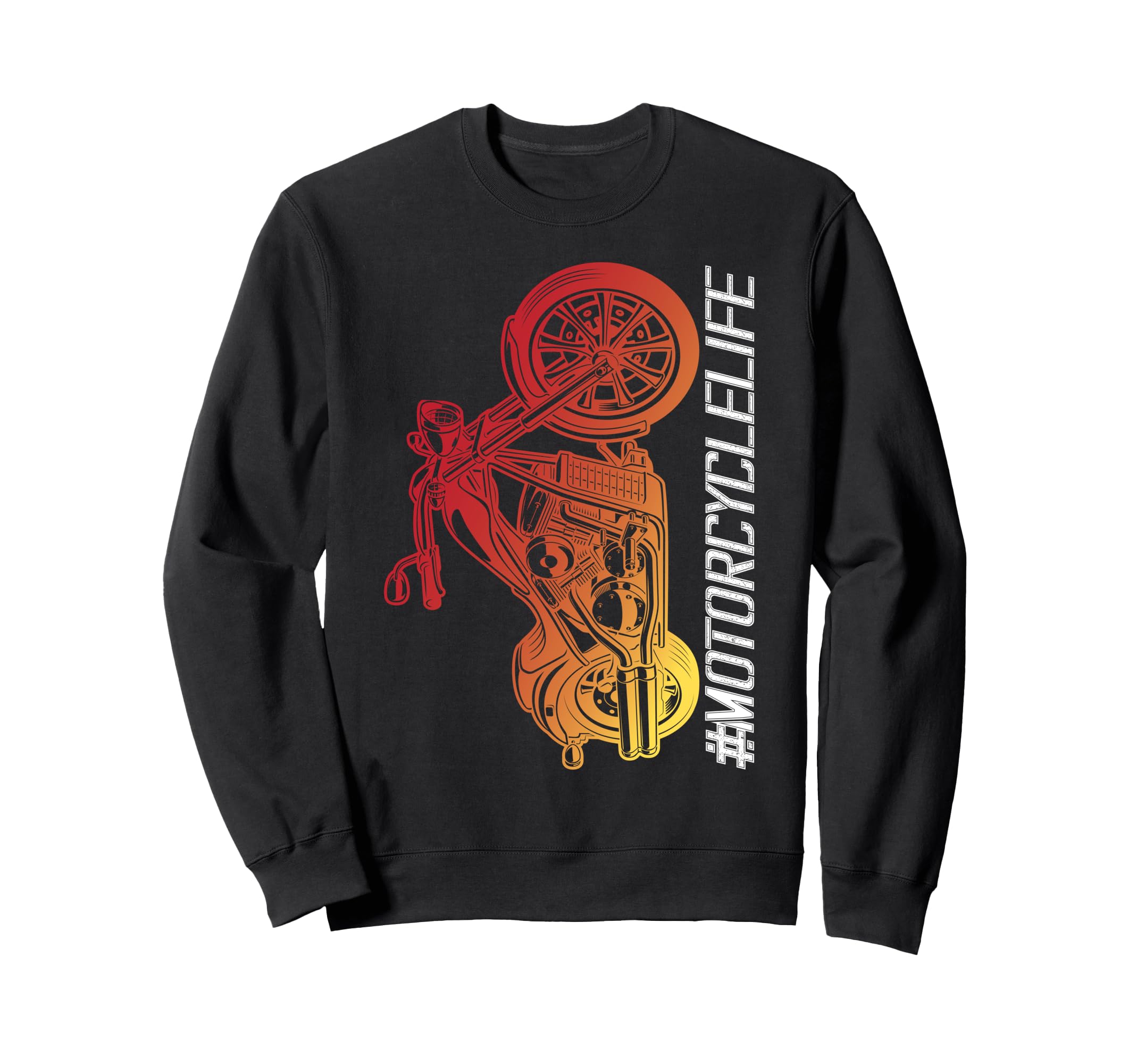 Motorcycle Biker Motorcyclelife Sweatshirt - Trendy Graphic for Adults - T-Shirt, Sweatshirt, Hoodie