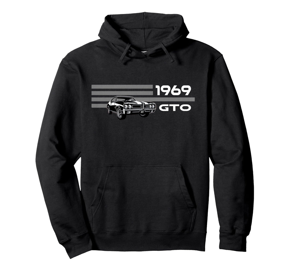 1969 Gto Cars American Muscle Car Art Hoodie - Custom Art Print Men Women - T-Shirt, Sweatshirt, Hoodie