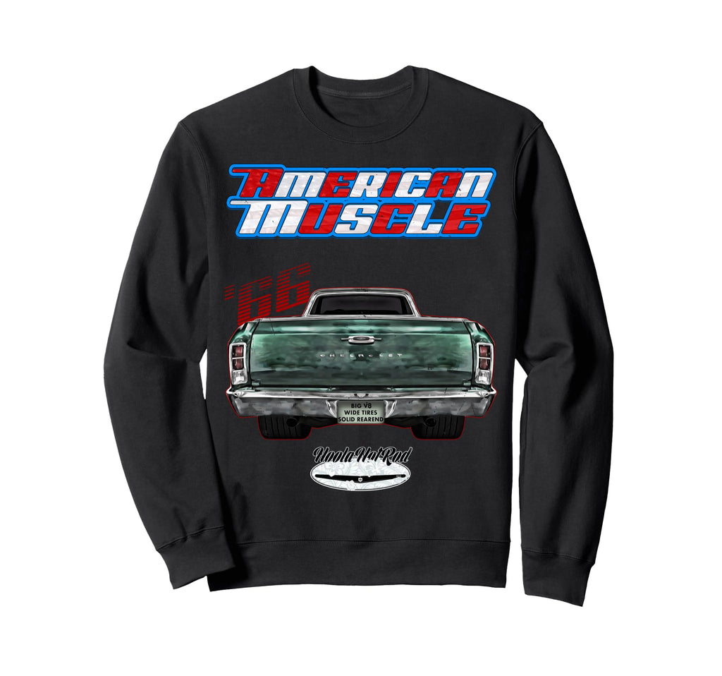 1966 El Camino Pickup Truck Sweatshirt - Custom Art Print for Adults - T-Shirt, Sweatshirt, Hoodie