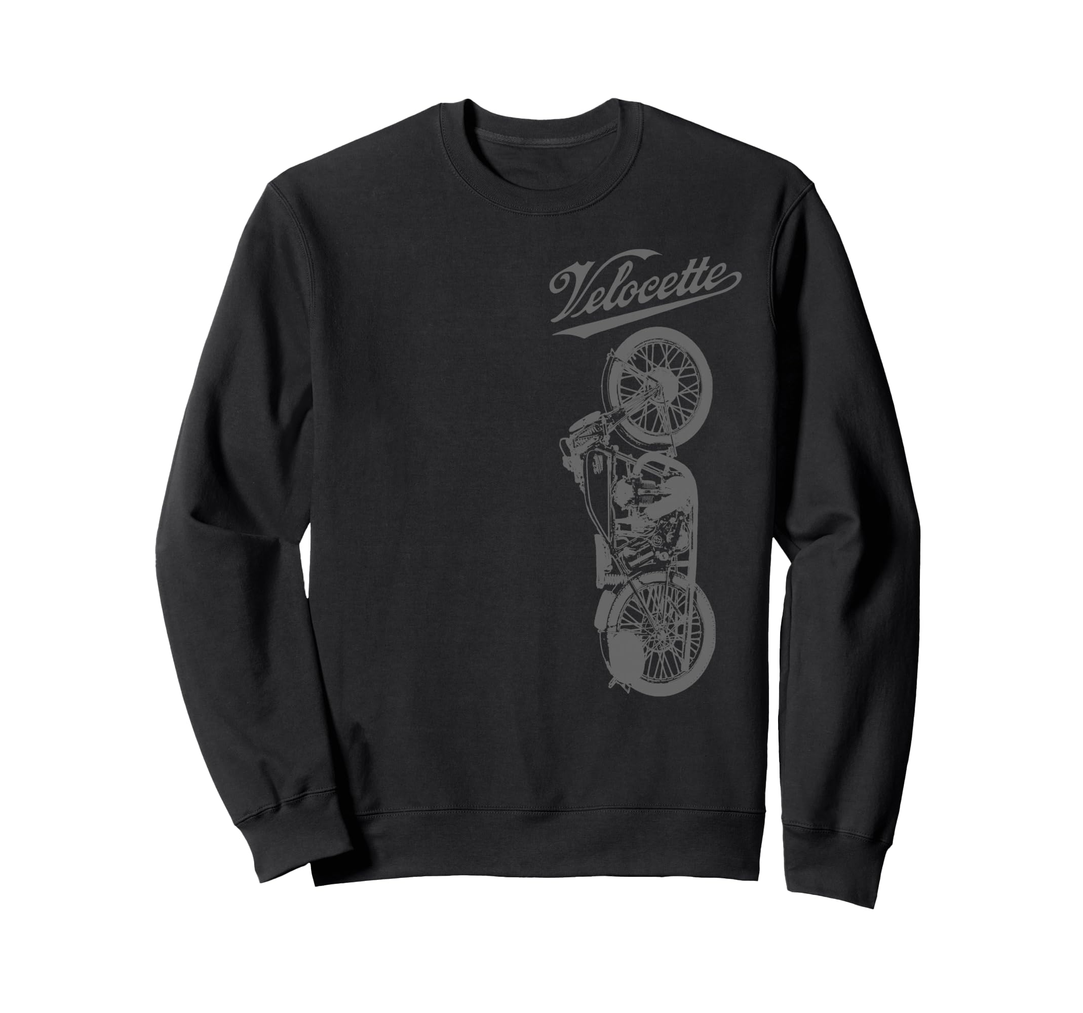 Vincent Velocette Motorcycle Sweatshirt - Trendy Graphic Unisex - T-Shirt, Sweatshirt, Hoodie