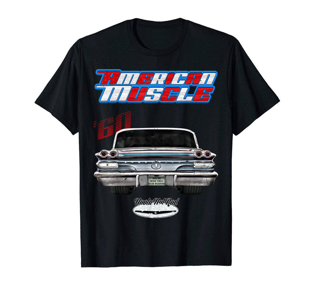 1960 Bonneville Rockabilly Rusty Car T-Shirt - Custom Art Print Men Women - T-Shirt, Sweatshirt, Hoodie