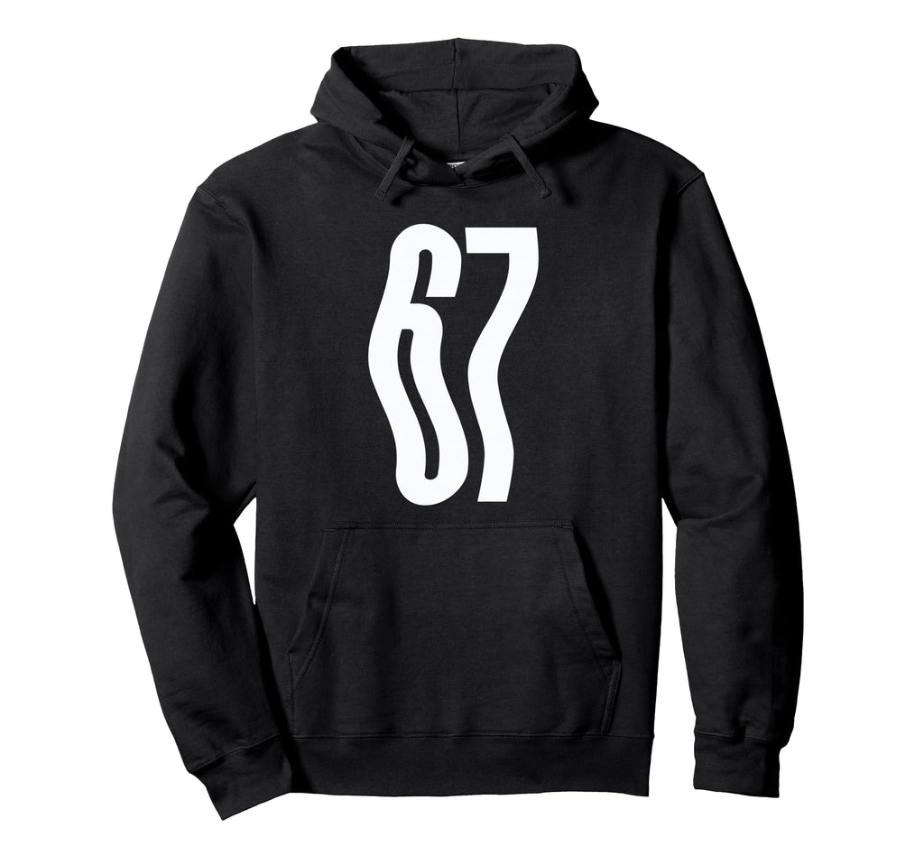 67 Number Minimal Groove Hoodie - Aesthetic Graphic Unisex - T-Shirt, Sweatshirt, Hoodie