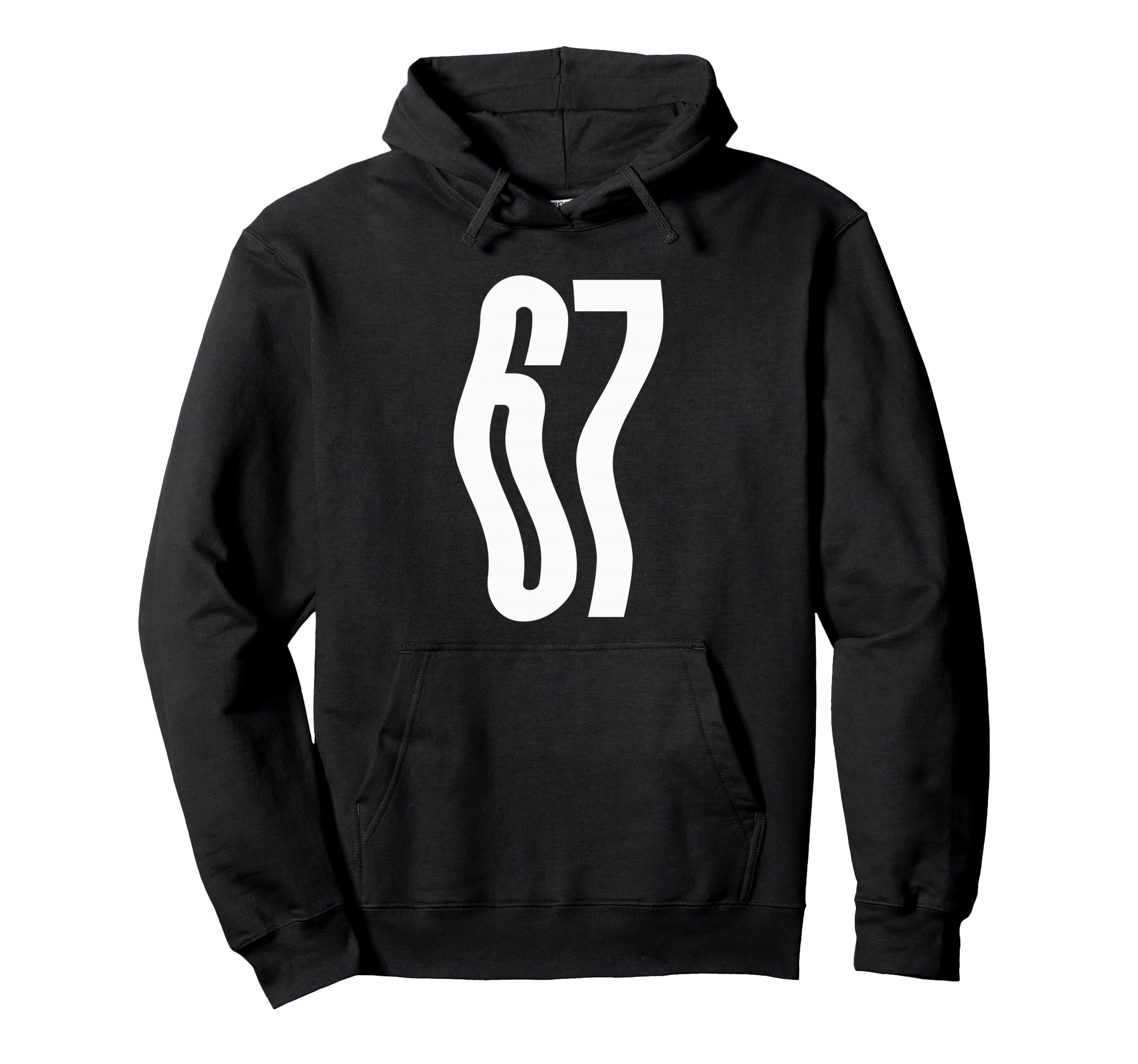 67 Number Minimal Groove Hoodie - Aesthetic Graphic Unisex - T-Shirt, Sweatshirt, Hoodie