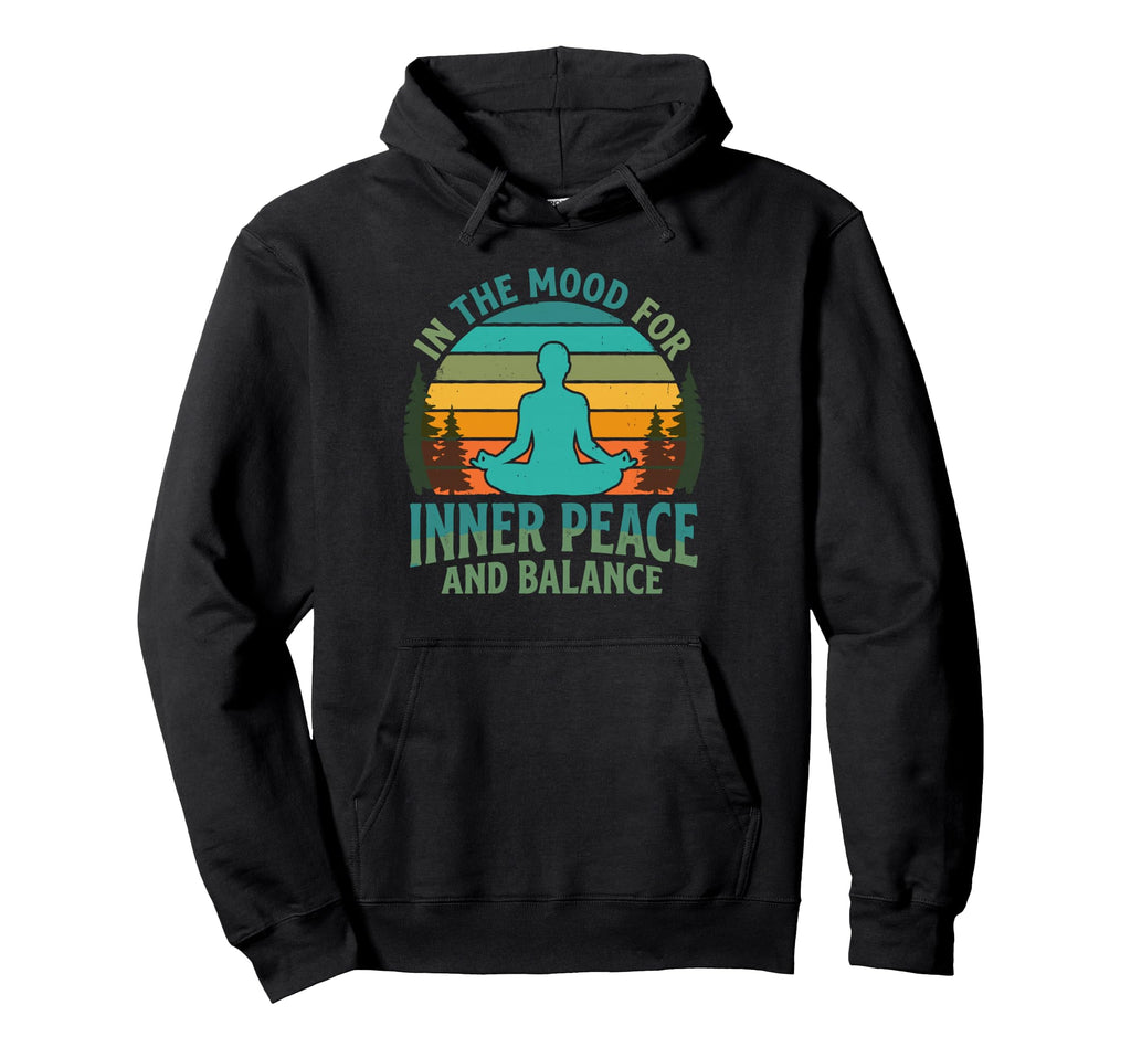 Mood Inner Peace Balance Yoga Hoodie - Casual Everyday Wear Unisex - T-Shirt, Sweatshirt, Hoodie