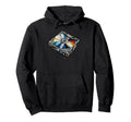 Polygon Art Vinyl Record Player Music Hoodie - Streetwear Style Men Women - T-Shirt, Sweatshirt, Hoodie