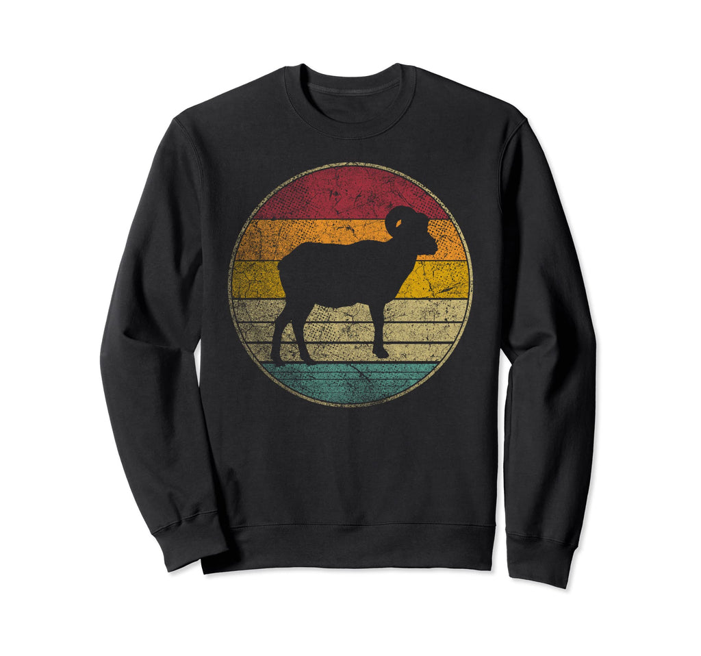 Ram Sheep Goat Gift 70S 80S 90S Sweatshirt - Fun Novelty Design Men Women - T-Shirt, Sweatshirt, Hoodie