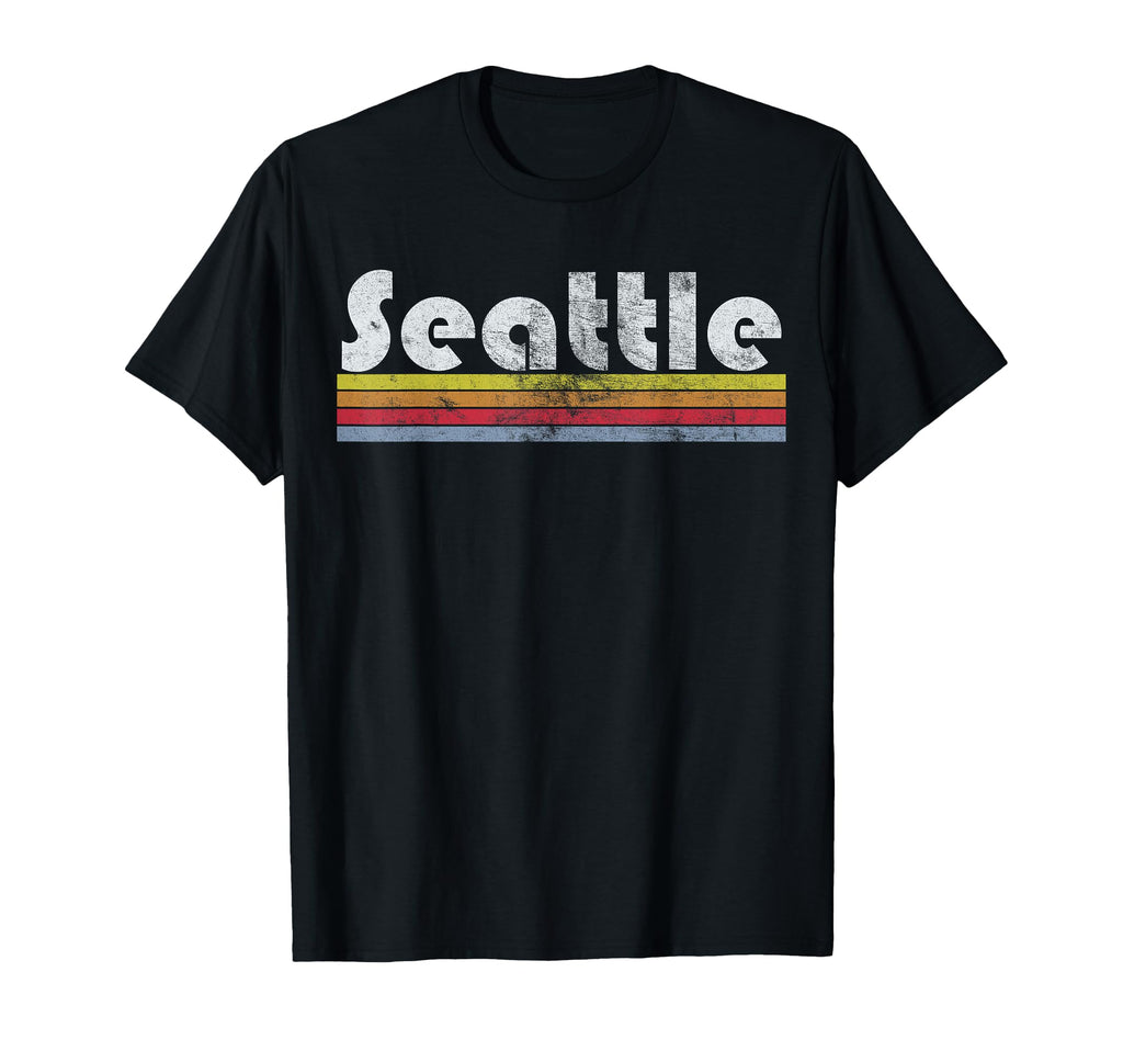 Seattle 70S 80S 90S T-Shirt - Graphic Print Men Women - T-Shirt, Sweatshirt, Hoodie