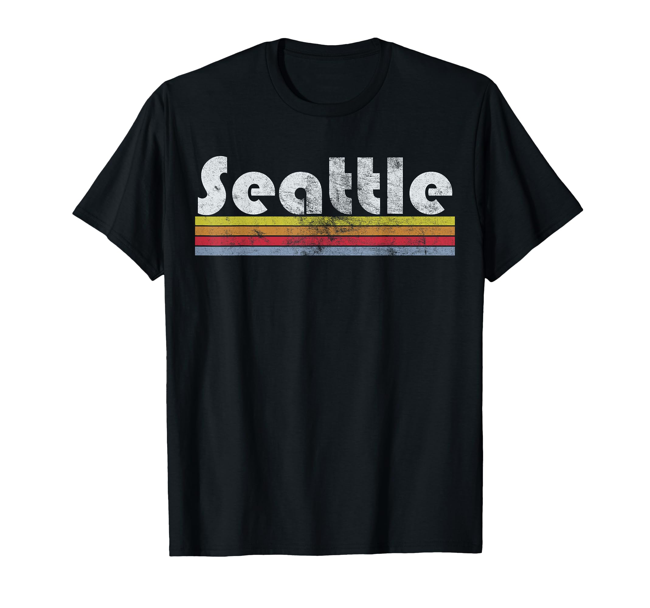 Seattle 70S 80S 90S T-Shirt - Graphic Print Men Women - T-Shirt, Sweatshirt, Hoodie