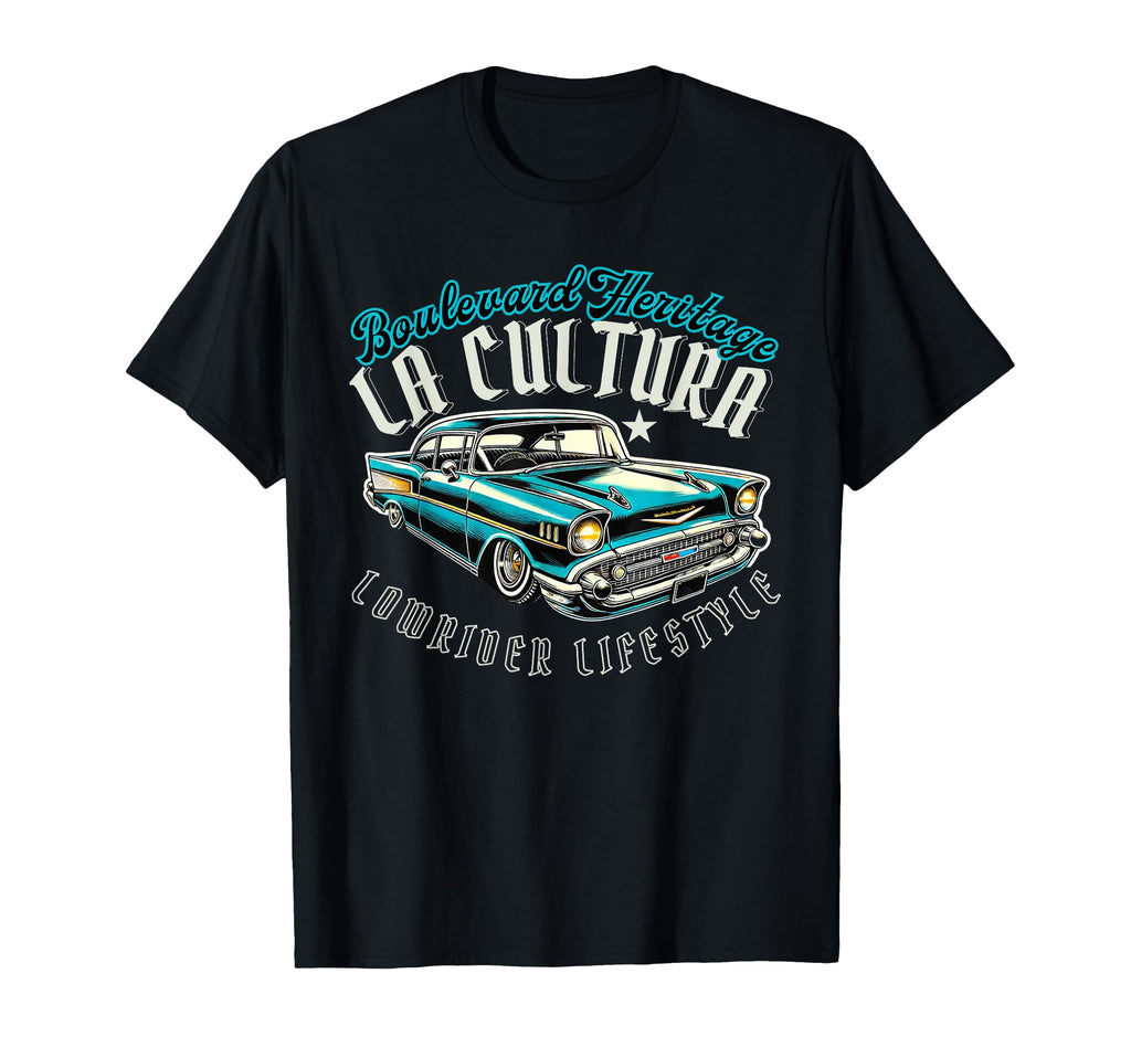 Chicano Mexican Bomba Lowrider La T-Shirt - Minimalist Print Men Women - T-Shirt, Sweatshirt, Hoodie