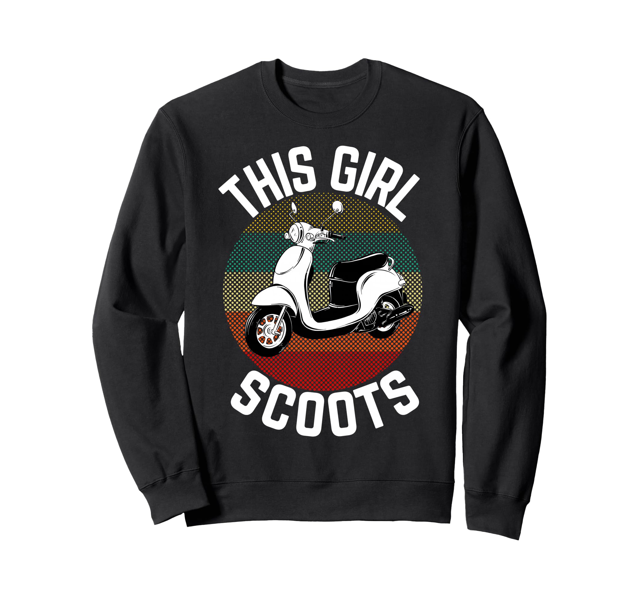 Scooter Gang Moped Motorcycle 2 Sweatshirt - Streetwear Style Men Women - T-Shirt, Sweatshirt, Hoodie
