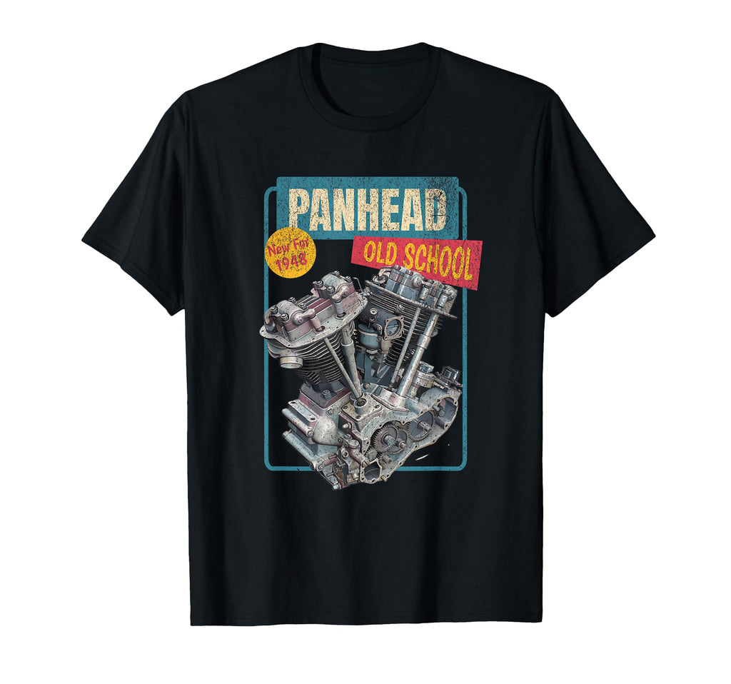 Panhead Old School Vtwin Hd New 1948 T-Shirt - Streetwear Style Men Women - T-Shirt, Sweatshirt, Hoodie