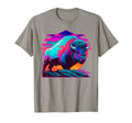 Vaporwave Synthwave Bison T-Shirt - Casual Everyday Wear for Adults - T-Shirt, Sweatshirt, Hoodie