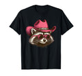 Raccoon Cowboy Cowgirl Western Trash T-Shirt - Custom Art Print for Adults - T-Shirt, Sweatshirt, Hoodie