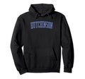 Hutchinson Mn Distressed Blue Varsity Hoodie - Unique Graphic Men Women - T-Shirt, Sweatshirt, Hoodie