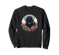 Womens Old West Floral Buffalo Lover Sweatshirt - Fun Novelty Design Unisex - T-Shirt, Sweatshirt, Hoodie