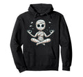 Meditation Mummy Yoga Pose Relaxing Hoodie - Graphic Print for Adults - T-Shirt, Sweatshirt, Hoodie