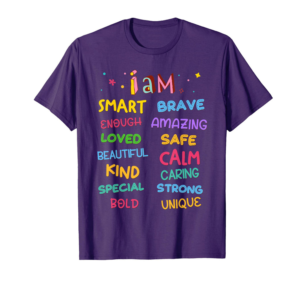 I Am Daily Affirmation Colorful Christian T-Shirt - Streetwear Style Unisex - T-Shirt, Sweatshirt, Hoodie