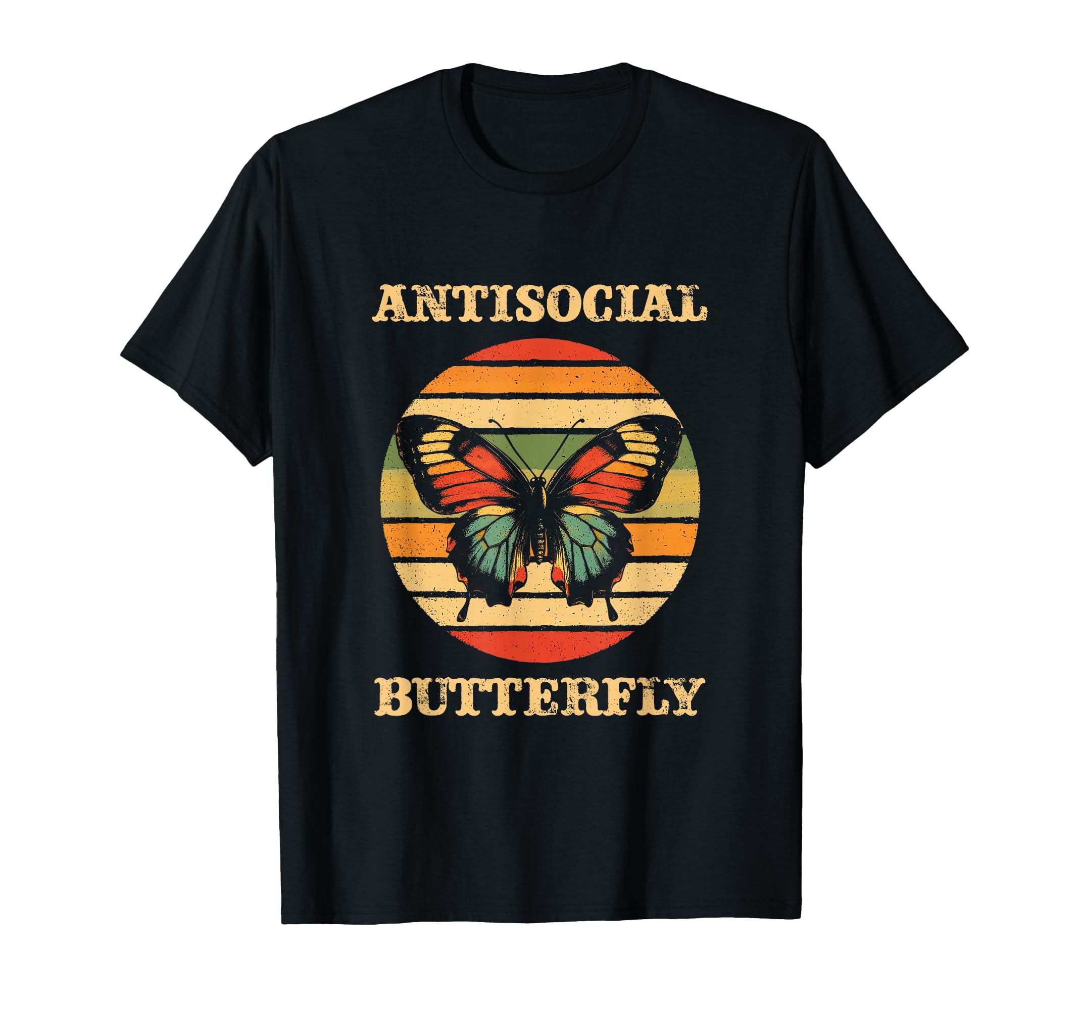 Antisocial Butterfly Gift Sweatshirt - Trendy Graphic Unisex - T-Shirt, Sweatshirt, Hoodie
